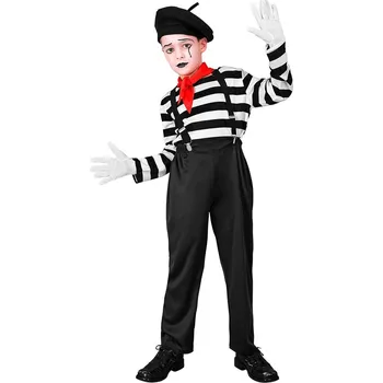 Karnevalový kostým Chlapecký kostým mim - Pro věk 5-7 let