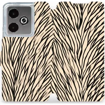 Pouzdro na mobilní telefon Flipové pouzdro Mobiwear - Realme GT 7T - VA52S V koruně stromu (Knížkové flip pouzdro, obal, kryt na mobil Realme GT 7T - VA52S V koruně stromu, materiál Umělá kůže + TPU - ochrana 360°, stojánek, silikonová vanička, magnetické zavírání)