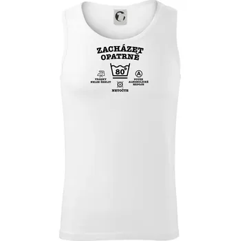 Zacházet opatrně 80 - Tílko pánské Core - S ( Bílá )