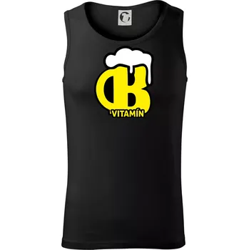 Pánské termoprádlo Pivo vitamín B - Tílko pánské Core - L ( Černá )