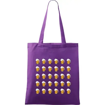 Narozeniny - 30x pivo - Taška bavlněná - 42 x 38 cm ( Fialová )