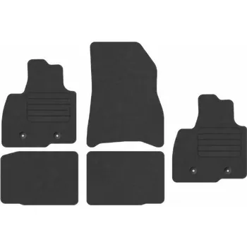 autokoberec Kobercové rohožky Edecor velurové 5 ks