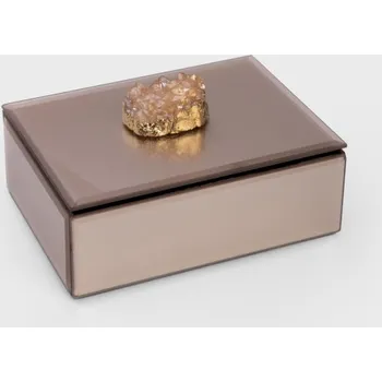 Šperkovnice Šperkovnice PIERRE růžová s kamenem 705236