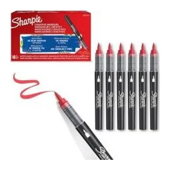 Set školních potřeb Markery akrylowe czerwone (6szt)