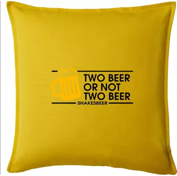 Polštář Shakesbeer - Polštář 50x50 - 50x50 - Pouze potah ( Žlutá )