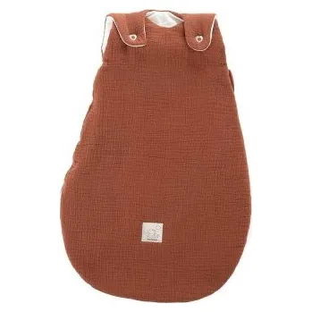 Spacák Träumeland Vnější spací pytel Liebmich Musselin - Terrakotta, vel. 62/68