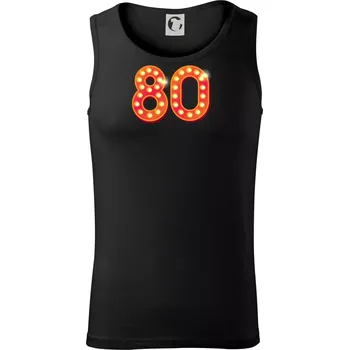 Čísla žárovky 80 - Tílko pánské Core - XL ( Černá )
