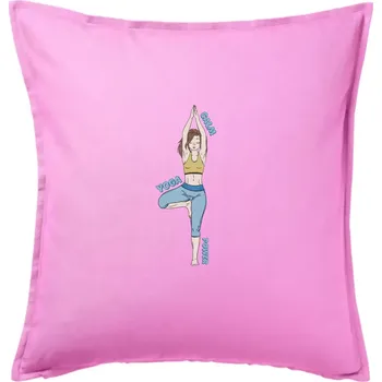 Polštář Calm yoga power (Radek Pilař ART) - Polštář 50x50 - 50x50 - Pouze potah ( Růžová )