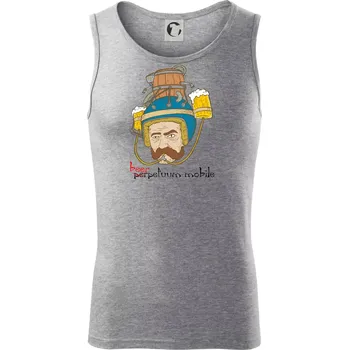 Beerpetuum mobile - Tílko pánské Core - 2XL ( Tmavě šedý melír )