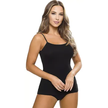 Dámská košilka Rita black - EMILI černá XL