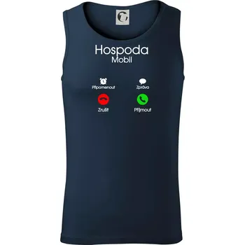 Hospoda volá - Tílko pánské Core - 2XL ( Námořní modrá (velmi tmavá - téměř černá) )