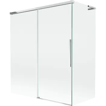 Vanová zástěna Mexen Rox L vanová zástěna 2dílná posuvná 140 + 70 x 150 cm, transparentní, chrom - 8C9L-140-070-01-00 Vanové zástěny