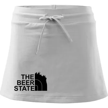 Dámská sukně The Beer State - Praha - Sportovní sukně - two in one - M ( Bílá )