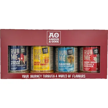 Koření Angus & Oink Dárkové balení BBQ koření ,,Steak & Burger" Angus&Oink