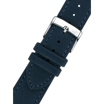 Řemínek na hodinky Kožený řemínek Morellato Debussy 5806D95.062 M, modrý, recyklovaný materiál - 16 mm
