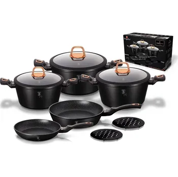 Sada nádobí Sada nádobí nerez 10d BERLINGERHAUS BLACKROSE BH-1645N