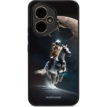 Pouzdro na mobilní telefon Lesklý kryt Mobiwear Glossy - Honor 400 - G004G Astronaut na koni (Prémiové lesklé pouzdro, obal, kryt Mobiwear Glossy na mobil Honor 400 - G004G Astronaut na koni, materiál Plast + TPU silikon - krytí po všech stranách, neošoupatelný potisk, tenké)