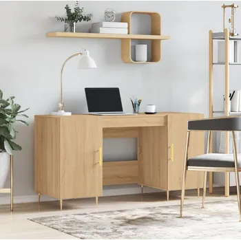 Psací stůl vidaXL Psací stůl 140 x 50 x 75 cm kompozitní dřevo [829538] Barva: dub sonoma