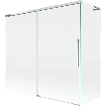 Vanová zástěna Mexen Rox L vanová zástěna 2-křídlová posuvná 170 + 70 x 150 cm, transparentní, chrom - 8C9L-170-070-01-00 Vanové zástěny