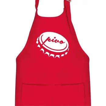 Kuchyňská zástěra Pivo zátka - Dětská zástěra na vaření - Univerzální velikost ( Červená )