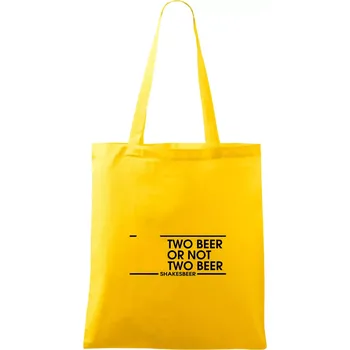 Shakesbeer - Taška bavlněná - 42 x 38 cm ( Žlutá )