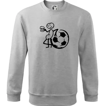 Chlapecké tričko Velký fotbalista - Mikina Essential dětská - 158 cm/12 let ( Světlešedý Melír )