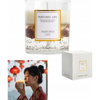 Svíčka VOŇAVÁ SVÍČKA S KVĚTINAMI PERFUMED LIFE