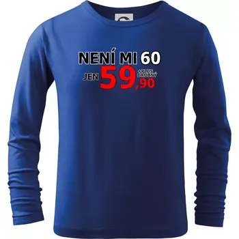 Chlapecké tričko Není mi 60 - Triko dětské Long Sleeve - 122 cm/6 let ( Královská modrá )
