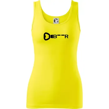 Dámské tričko Otvírák Beer - Dámské tílko - 2XL ( Citrónová )