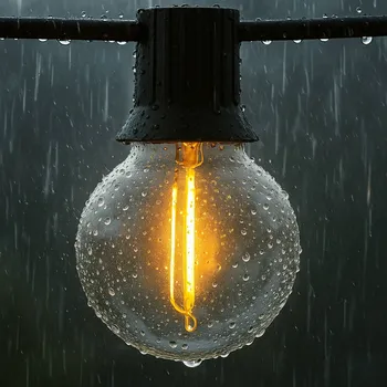 Lampička Calex solární LED světelná řetěz Vista, délka 20 metrů, IP44 černá, průhledná 30 x 0,2 W LED - Doprava zdarma