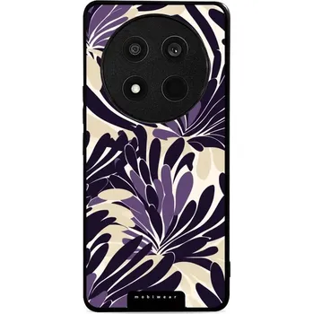 Pouzdro na mobilní telefon Lesklý kryt Mobiwear Glossy - Honor Magic7 Lite 5G - GA47G Fialová flóra (Prémiové lesklé pouzdro, obal, kryt Mobiwear Glossy na mobil Honor Magic7 Lite 5G - GA47G Fialová flóra, materiál Plast + TPU silikon - krytí po všech stranách, neošoupatelný potisk