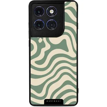Pouzdro na mobilní telefon Lesklý kryt Mobiwear Glossy - Motorola Edge 60 Pro - GA57G Zelené a béžové zkrouceniny (Prémiové lesklé pouzdro, obal, kryt Mobiwear Glossy na mobil Motorola Edge 60 Pro - GA57G Zelené a béžové zkrouceniny, materiál Plast + TPU silikon - krytí po všech)