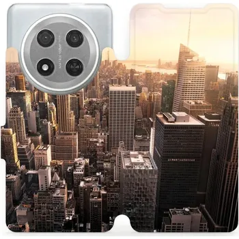 Pouzdro na mobilní telefon Flipové pouzdro Mobiwear - Honor Magic7 Lite 5G - M138P New York (Knížkové flip pouzdro, obal, kryt na mobil Honor Magic7 Lite 5G - M138P New York, materiál Umělá kůže + TPU - ochrana 360°, stojánek, silikonová vanička, magnetické zavírání)
