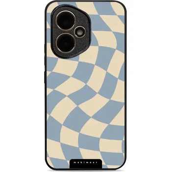 Pouzdro na mobilní telefon Lesklý kryt Mobiwear Glossy - Honor 400 - GA59G Modrá a béžová šachovnice (Prémiové lesklé pouzdro, obal, kryt Mobiwear Glossy na mobil Honor 400 - GA59G Modrá a béžová šachovnice, materiál Plast + TPU silikon - krytí po všech stranách, neošoupatelný)