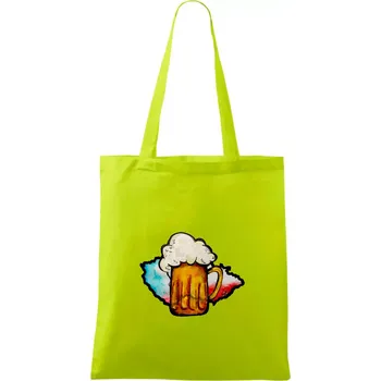 Český pivař (lulu_art) - Taška bavlněná - 42 x 38 cm ( Limetková )