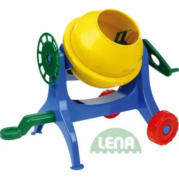 Hračka na písek LENA Dětská plastová mechanická míchačka na maltu | 25