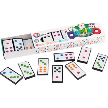 Desková hra Hra Domino klasické barevné hodnoty *SPOLEČENSKÉ HRY* | 1037