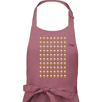 Kuchyňská zástěra Narozeniny - 80x pivo - Pánská zástěra na vaření - Univerzální velikost ( Starorůžová )