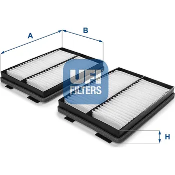 Ventilátor topení a klimatizace Filtr, vzduch v interiéru UFI 53.234.00