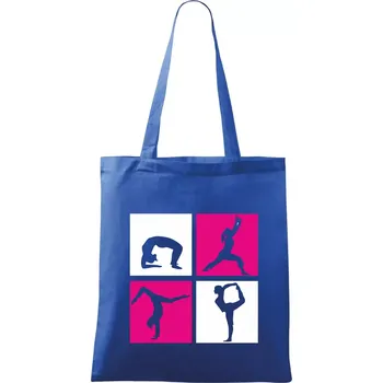 Nákupní taška Yoga Quattro - Taška bavlněná - 42 x 38 cm ( Královská modrá )