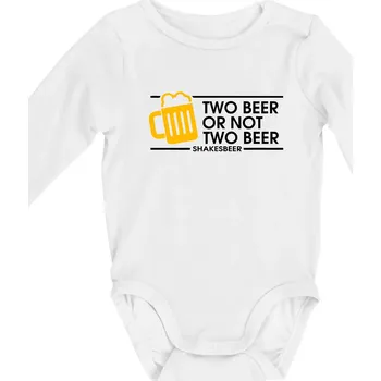Kojenecký body Shakesbeer - Body kojenecké s dlouhým rukávem - Dlouhý r. do 3 měs ( Bílá )