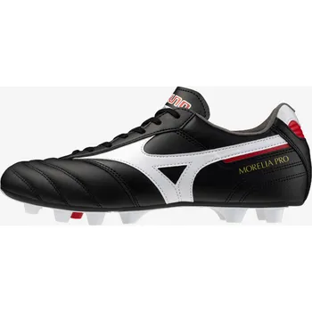 Kopačky MIZUNO Kopačky Mizuno Morelia II Pro FG kožené pro dospělé 44 BÍLÁ|ČERNÁ