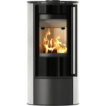 Krbová kamna KRATKI ERIK 5,5 kW 150 keramika WHITE NATURAL