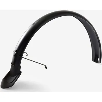 Blatník na kolo ELOPS Zadní blatník na nákladní elektrokolo Longtail R500 se zadním nosičem V2 BEZBARVÁ|ČERNÁ