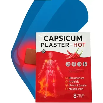 Náplast Hřejivé náplasti proti bolesti s kapsaicínem a mentolem - 8 ks