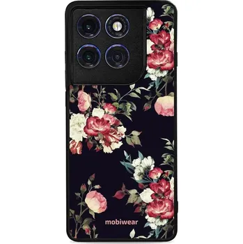 Pouzdro na mobilní telefon Lesklý kryt Mobiwear Glossy - Motorola Edge 60 Pro - G040G - Růže na černé (Prémiové lesklé pouzdro, obal, kryt Mobiwear Glossy na mobil Motorola Edge 60 Pro - G040G - Růže na černé, materiál Plast + TPU silikon - krytí po všech stranách, neošoupatelný)