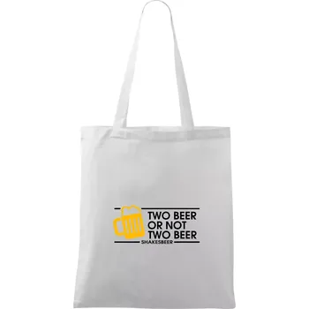 Shakesbeer - Taška bavlněná - 42 x 38 cm ( Bílá )