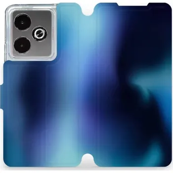 Pouzdro na mobilní telefon Flipové pouzdro Mobiwear - Realme GT 7T - VP68S Modrý odstín (Knížkové flip pouzdro, obal, kryt na mobil Realme GT 7T - VP68S Modrý odstín, materiál Umělá kůže + TPU - ochrana 360°, stojánek, silikonová vanička, magnetické zavírání)