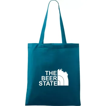 The Beer State - Praha - Taška bavlněná - 42 x 38 cm ( Petrolejová )