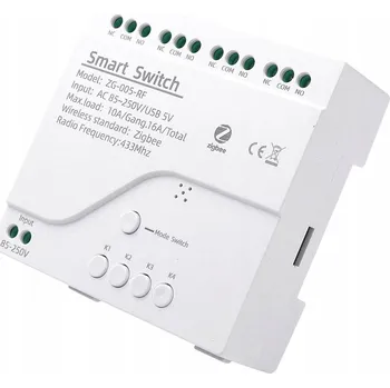 vypínač Čtyřkanálový spínač Forta P4O-Z ZigBee